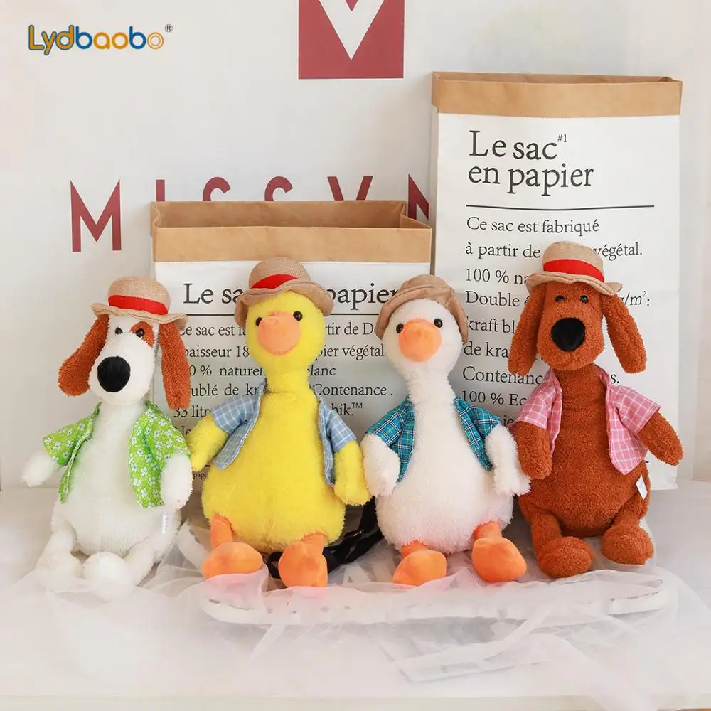 40CM Funny Super Kawaii Hello Duck Stuffed Plush Toy Cartoon Fluffy Wear Clothes Duck Bag Cute Cartoon Dog Shoulder Kid Gifts
40CM Funny Super Kawaii Hello Duck Stuffed Plush Toy Cartoon Fluffy Wear Clothes Duck Bag Cute Cartoon Dog Shoulder Kid Gifts