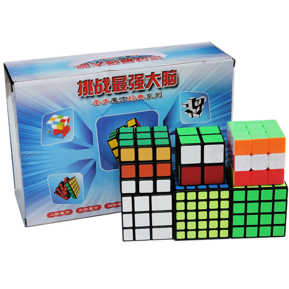 6PCS/set ShengShou 2x2 3x3 4x4 5x5 Puzzle Magic Cube 3*3 2*2 4*4 5*5 Mirror Cubes Cubo Megico | Игрушки и хобби
