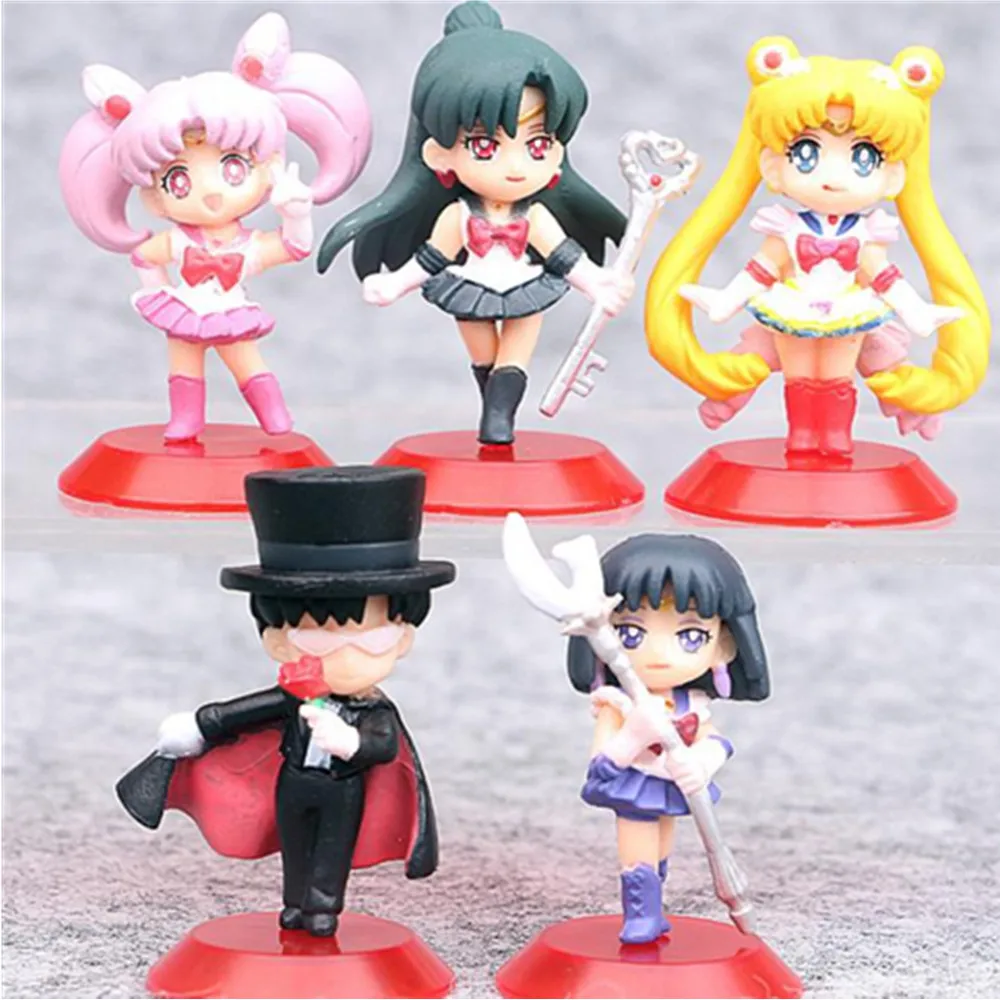 1 pcs Cartoon Sailor Moon Action Figures Cute Girl Moon Warriors PVC Model Anime Collection Statue Kid Gift Toy
1 pcs Cartoon Sailor Moon Action Figures Cute Girl Moon Warriors PVC Model Anime Collection Statue Kid Gift Toy