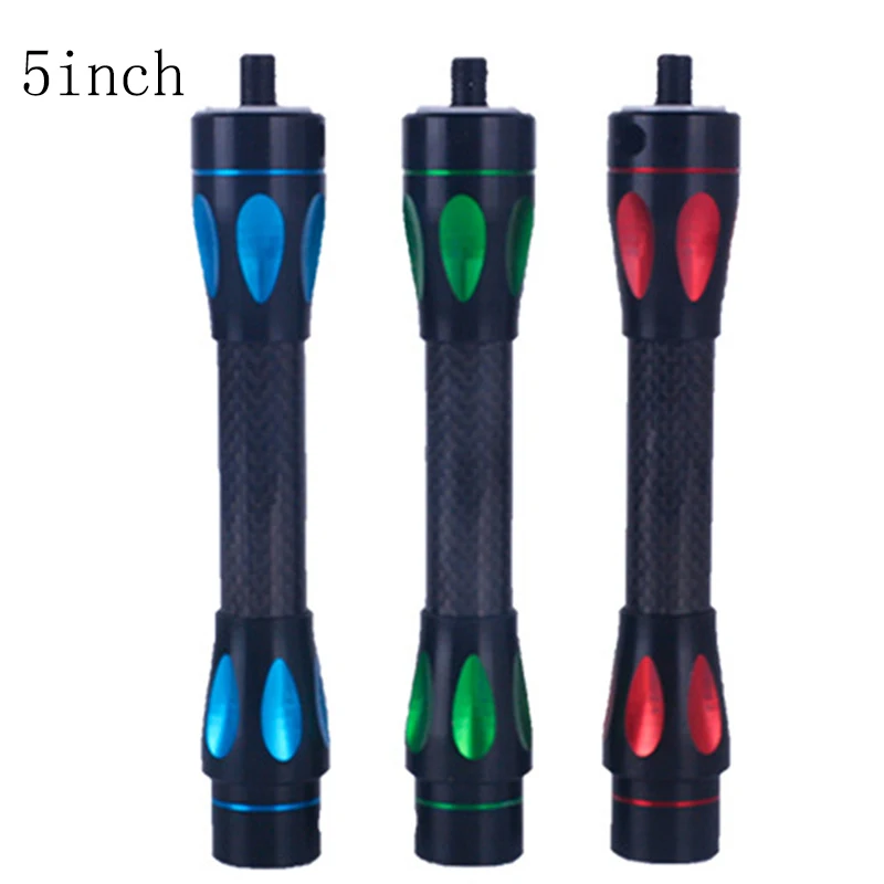 5 inch Archery Balance Rod Extender Compound Recurve Bow Stabilizer Bar Extension Disconnect Damper Bow Adapt Carbon and rubber
5 inch Archery Balance Rod Extender Compound Recurve Bow Stabilizer Bar Extension Disconnect Damper Bow Adapt Carbon and rubber