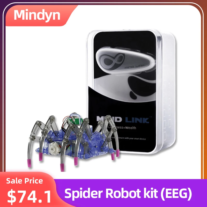 EEG Brainlink Game Controller Headset Wearable Devices Spider robot kit EEG training neuro feedback
EEG Brainlink Game Controller Headset Wearable Devices Spider robot kit EEG training neuro feedback