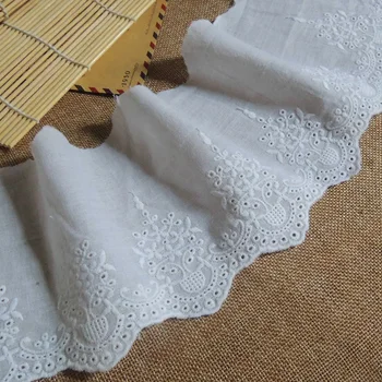 3 Yards / Cotton Lace Accessories, Lace Edged White Decorative Clothing, Handmade DIY Material Width 11.5cm YS0213
3 Yards / Cotton Lace Accessories, Lace Edged White Decorative Clothing, Handmade DIY Material Width 11.5cm YS0213