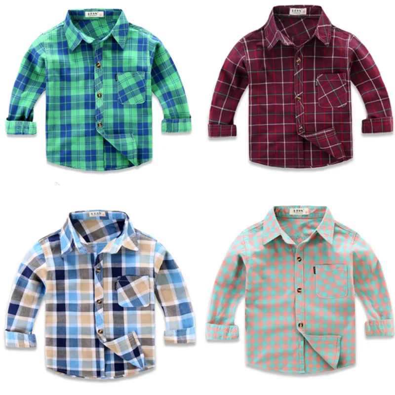 New 2019 Boy's Girl's Shirts Casual Camisa Masculina Girls Blouses Children Kids Cotton Clothes Baby Boy Plaid Long Sleeve Shirt
New 2019 Boy's Girl's Shirts Casual Camisa Masculina Girls Blouses Children Kids Cotton Clothes Baby Boy Plaid Long Sleeve Shirt