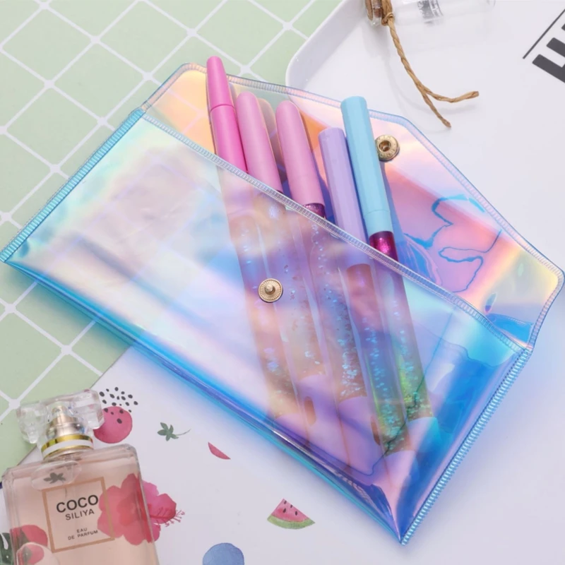 Transparent Sequins Pencil Case Girl Pencilcase Stationery School Office Writing Supplies Large PU Leather Pencil Bag Storage 
Transparent Sequins Pencil Case Girl Pencilcase Stationery School Office Writing Supplies Large PU Leather Pencil Bag Storage
