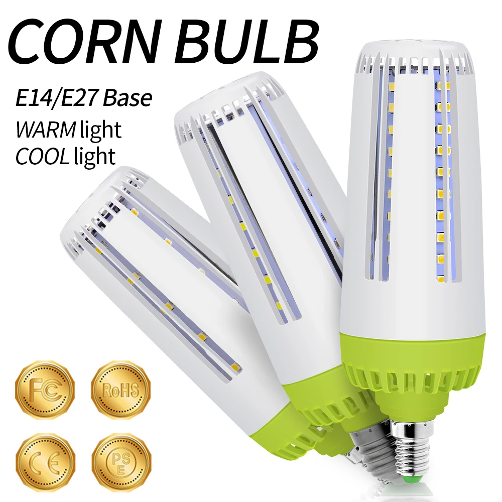LED Bulb E27 220V LED Corn Light E14 Lamp Candle Bulb 110V High Power LED Lamp 10W 15W 20W Light Bulb 5736SMD No Flicker Lampara
LED Bulb E27 220V LED Corn Light E14 Lamp Candle Bulb 110V High Power LED Lamp 10W 15W 20W Light Bulb 5736SMD No Flicker Lampara