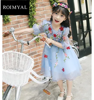 Roimyal Wholesale 2017 New Girls Beautiful Flower Dress children's Clothing Toddler Kids Summer Voile Dress free shipping
Roimyal Wholesale 2017 New Girls Beautiful Flower Dress children's Clothing Toddler Kids Summer Voile Dress free shipping