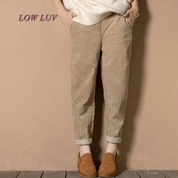 Winter Pants Pantalon Femmes Harem Pants Wide Leg Casual Loose Full Length Cross Pants for Women Thick Corduroy Pants
Winter Pants Pantalon Femmes Harem Pants Wide Leg Casual Loose Full Length Cross Pants for Women Thick Corduroy Pants