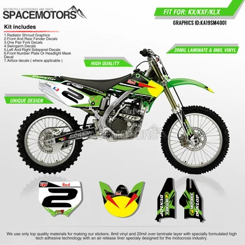 MotoSpace Customized Team Graphics Backgrounds Decals 3M Custom Stickers For KAWASAKI KX250F 2004 2005 001
MotoSpace Customized Team Graphics Backgrounds Decals 3M Custom Stickers For KAWASAKI KX250F 2004 2005 001