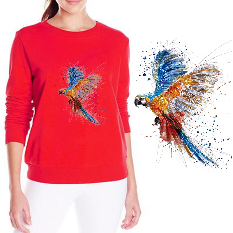 Wholesale Colorful Parrot Iron on Heat Transfer Printing Patches Stickers for Clothes T-shirts DIY Appliques Washable Patches
Wholesale Colorful Parrot Iron on Heat Transfer Printing Patches Stickers for Clothes T-shirts DIY Appliques Washable Patches