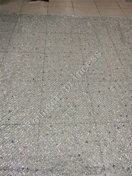 Nice Looking glitter mesh material for evening dress 5 yards special glued glitter lace fabric with color pearls YG-151
Nice Looking glitter mesh material for evening dress 5 yards special glued glitter lace fabric with color pearls YG-151