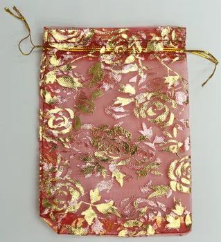 ALY Wholesale 100pcs/lot 13x18cm Rose Gold Bronzing Organza Bags Red Jewelry Packaging Bags Wedding Favor Gift Candy Pouches
ALY Wholesale 100pcs/lot 13x18cm Rose Gold Bronzing Organza Bags Red Jewelry Packaging Bags Wedding Favor Gift Candy Pouches