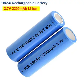 18650 Battery CR18650 Rechargeable Battery 3.7V 2200mAh Lithium Battery Cell for Flashlight Torch Toy Car DIY Power Tool Battery
18650 Battery CR18650 Rechargeable Battery 3.7V 2200mAh Lithium Battery Cell for Flashlight Torch Toy Car DIY Power Tool Battery
