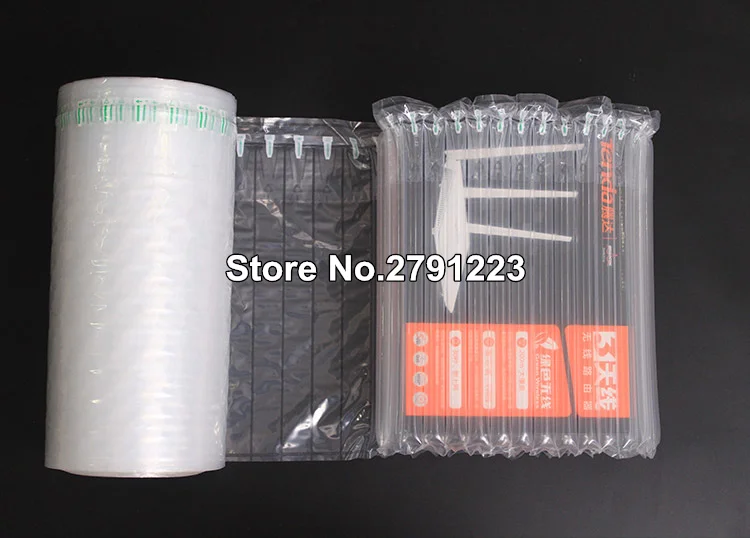 

10M Poly Air Bubble Column Package Inflatable Bag Express Pack Airbag Anti Pressure Shockproof Storage Bag