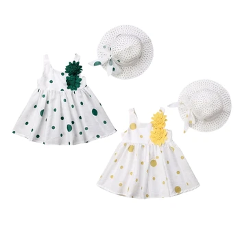 Toddler Kids Summer Vestidos Dot Flower Tutu Dress Sun Hats 2Pcs Clothes Baby Girl Princess Wedding Party Pageant Dress Sundress
Toddler Kids Summer Vestidos Dot Flower Tutu Dress Sun Hats 2Pcs Clothes Baby Girl Princess Wedding Party Pageant Dress Sundress