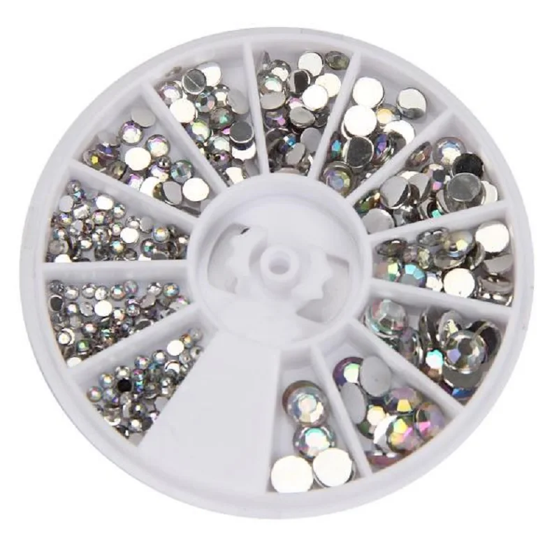 Round 3D Acrylic Nail Art Gems Crystal Rhinestones DIY Decoration Wheel sticker Fake faux ongles paznokcie Venalisa A28
Round 3D Acrylic Nail Art Gems Crystal Rhinestones DIY Decoration Wheel sticker Fake faux ongles paznokcie Venalisa A28