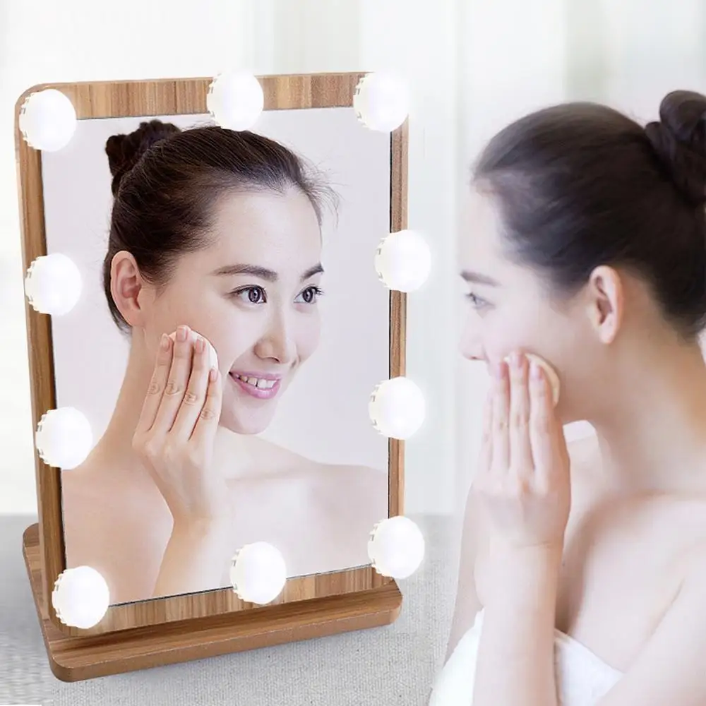 LED Light Bulbs Makeup Mirror lights Vanity Kit USB Charging Port Cosmetic Lighted Bulb Adjustable Make up Mirrors Brightness
LED Light Bulbs Makeup Mirror lights Vanity Kit USB Charging Port Cosmetic Lighted Bulb Adjustable Make up Mirrors Brightness