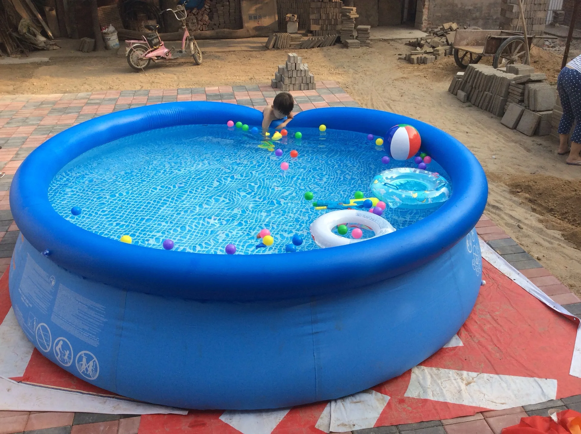 New Vidaxl Above Ground Swimming Pool with Simple Decor