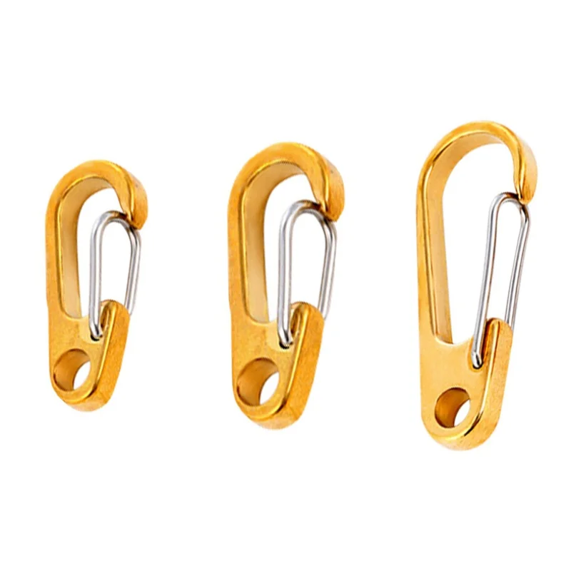 EDC Brass Gear Carabiner Mini Aluminium Alloy Hang Buckle Survival Key Chain Clip Quickdraw Travel Tools
EDC Brass Gear Carabiner Mini Aluminium Alloy Hang Buckle Survival Key Chain Clip Quickdraw Travel Tools
