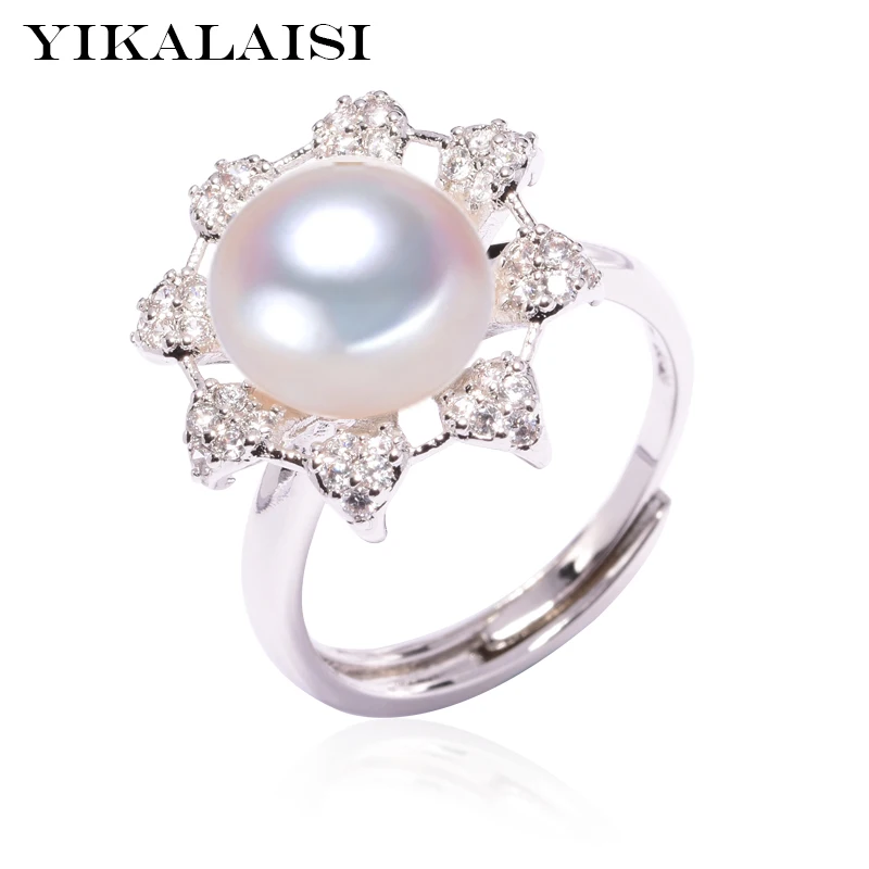 YIKALAISI 925 sterling silver jewelry for women Pearl jewelry natural 9-10mm Freshwater pearl rings office 2018 new Fashion
YIKALAISI 925 sterling silver jewelry for women Pearl jewelry natural 9-10mm Freshwater pearl rings office 2018 new Fashion