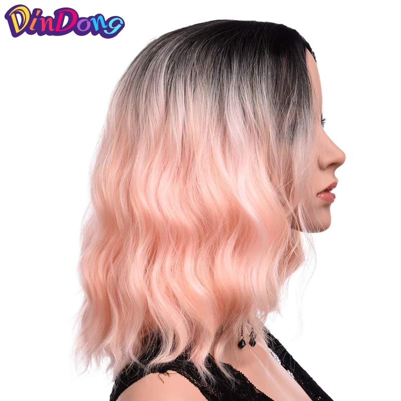 DinDong Short Curly Full Head Synthetic Wigs Ombre Pink Red Blue Wigs for White /Black Women Part Nature Wigs African American
DinDong Short Curly Full Head Synthetic Wigs Ombre Pink Red Blue Wigs for White /Black Women Part Nature Wigs African American
