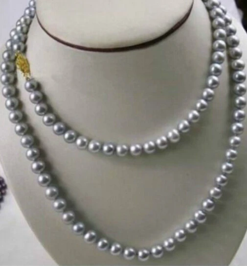 Free shopping! 50" Beautiful 8-9MM NATURAL SOUTH SEA GENUINE GRAY PEARL NECKLACE Gold 14K
Free shopping! 50" Beautiful 8-9MM NATURAL SOUTH SEA GENUINE GRAY PEARL NECKLACE Gold 14K