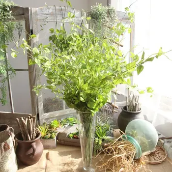 10PCS Artificial Evergreen Leaf Home Decor Simulation Leaf Rattan Artificial Flower Bouquet Real Touch Flowers DIY Green Plants
10PCS Artificial Evergreen Leaf Home Decor Simulation Leaf Rattan Artificial Flower Bouquet Real Touch Flowers DIY Green Plants