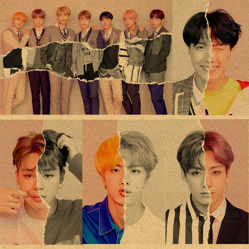 2018 Fashion Bangtan Boys New Ablum Love Yourself Answer Poster Fans Gift Stationery Set Retro Poster 42*30cm
2018 Fashion Bangtan Boys New Ablum Love Yourself Answer Poster Fans Gift Stationery Set Retro Poster 42*30cm