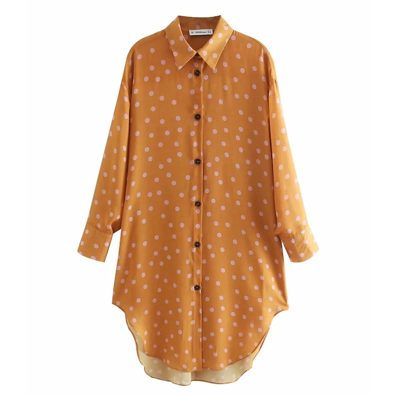 2019 new summer women fashion long sleeve polka dots print long blouse women chiffon shirts casual smock blusas chic tops LS3575
2019 new summer women fashion long sleeve polka dots print long blouse women chiffon shirts casual smock blusas chic tops LS3575