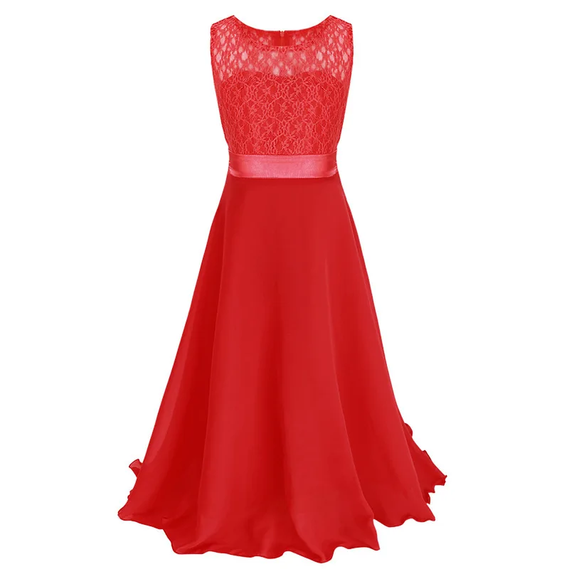 Kids Girls Wedding Ankle Length Girl Dress Princess Party Pageant Formal Dress Sleeveless Lace Tulle Prom Dress TZ170
Kids Girls Wedding Ankle Length Girl Dress Princess Party Pageant Formal Dress Sleeveless Lace Tulle Prom Dress TZ170