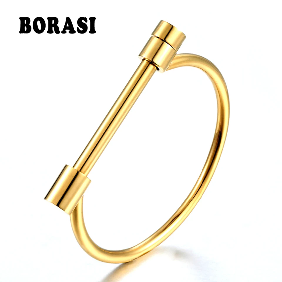 Fashion Luxury Famous Brand Jewelry Stainless Steel Women 18K Gold Bangle Lady Matched D Upper Arm Bracelet Love Screw Bangles
Fashion Luxury Famous Brand Jewelry Stainless Steel Women 18K Gold Bangle Lady Matched D Upper Arm Bracelet Love Screw Bangles