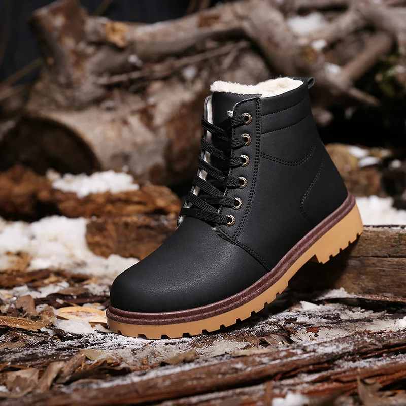 LAISUMK Men Winter Warm High Quality Male Boots Wear-Resisting Casual Comfortable Fashion Waterproof Boots non-slip Black
LAISUMK Men Winter Warm High Quality Male Boots Wear-Resisting Casual Comfortable Fashion Waterproof Boots non-slip Black