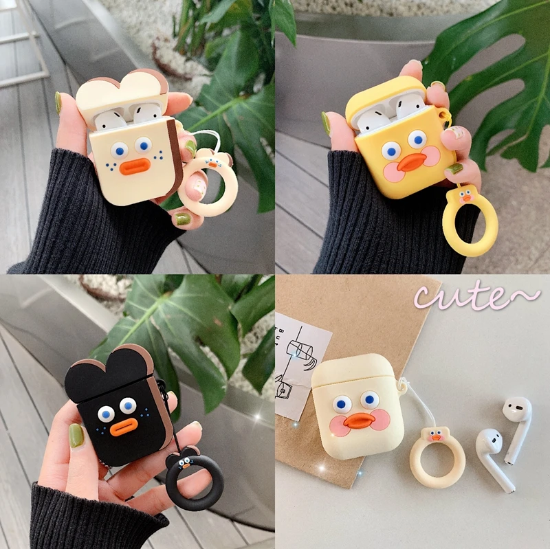 Cute Cartoon Earphone Case For Airpods case Cover Soft Silicone Slim Earphone Cover For Apple Airpods 2 case Bag Protective case
Cute Cartoon Earphone Case For Airpods case Cover Soft Silicone Slim Earphone Cover For Apple Airpods 2 case Bag Protective case
