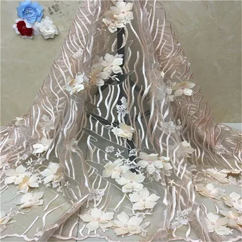 African Lace Fabric 2019 Embroidered Nigerian Laces Fabric Bridal High Quality French Tulle 3d Lace Fabric For Women Dress
African Lace Fabric 2019 Embroidered Nigerian Laces Fabric Bridal High Quality French Tulle 3d Lace Fabric For Women Dress