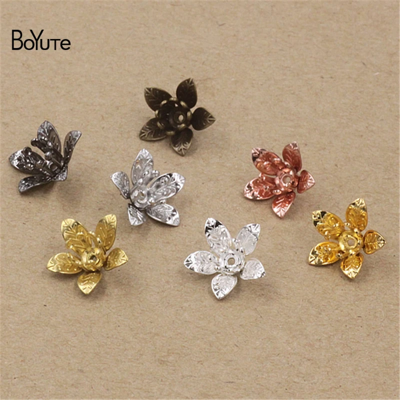 BoYuTe 100 Pieces 7 Colors 12*7MM Filigree Flower Charm Wholesale Brass Material Vintage Diy Jewelry Charms
BoYuTe 100 Pieces 7 Colors 12*7MM Filigree Flower Charm Wholesale Brass Material Vintage Diy Jewelry Charms