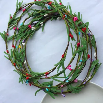 New Colorful Rattan Flower Headband Women Girls Floral Garland Wreath Hairband Hair Accessory Halloween Party Favor
New Colorful Rattan Flower Headband Women Girls Floral Garland Wreath Hairband Hair Accessory Halloween Party Favor
