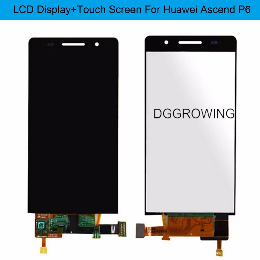 DGGROWING 100% No Dead Pixel Black White Good Working LCD Display With Touch Screen Digitizer Assembly For Huawei Ascend P6
DGGROWING 100% No Dead Pixel Black White Good Working LCD Display With Touch Screen Digitizer Assembly For Huawei Ascend P6