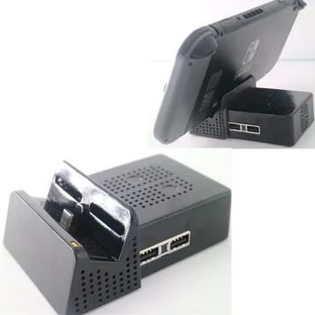 For NS Nintendo Nintend Switch Portable DIY Replacement Dock Mount Case Box Stand Holder Cooler w/Type C/HDMI/USB Jack Incision
For NS Nintendo Nintend Switch Portable DIY Replacement Dock Mount Case Box Stand Holder Cooler w/Type C/HDMI/USB Jack Incision