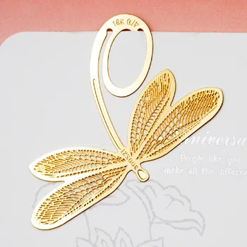 New arrival Wholesale golden bronze hollow dragonfly bookmark for book lover birthday return gifts souvenirs for guest
New arrival Wholesale golden bronze hollow dragonfly bookmark for book lover birthday return gifts souvenirs for guest