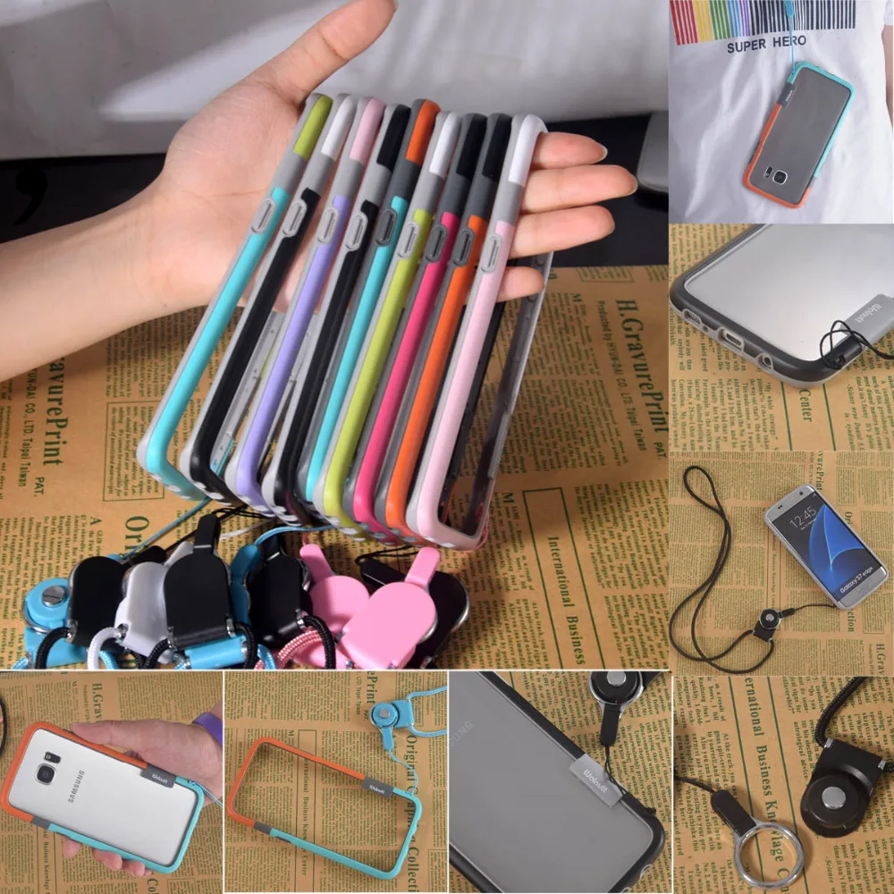 For Samsung Galaxy S7/S7 Edge Wolnutt Color Bicolor Dots Frame Case Cover With Lanyard String Soft TPU + Plastic
For Samsung Galaxy S7/S7 Edge Wolnutt Color Bicolor Dots Frame Case Cover With Lanyard String Soft TPU + Plastic