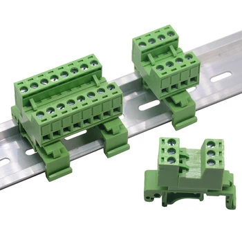 1pcs Rail Type Solderless Wire Terminal Connector Row Butt Joint 2EDG-UKR-5.08mm Mounting 35mm Rail Terminal Block Butt 2p 3P 4P
1pcs Rail Type Solderless Wire Terminal Connector Row Butt Joint 2EDG-UKR-5.08mm Mounting 35mm Rail Terminal Block Butt 2p 3P 4P