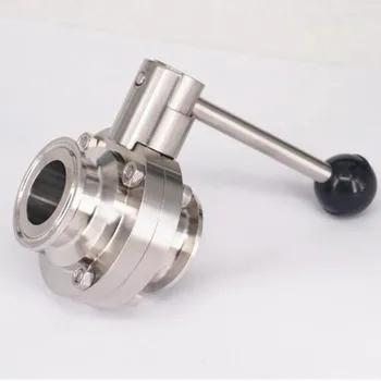 1-1/4" 32mm SS304 Stainless Steel Sanitary 1.5" Tri Clamp Butterfly Valve Brew Beer Dairy Product
1-1/4" 32mm SS304 Stainless Steel Sanitary 1.5" Tri Clamp Butterfly Valve Brew Beer Dairy Product