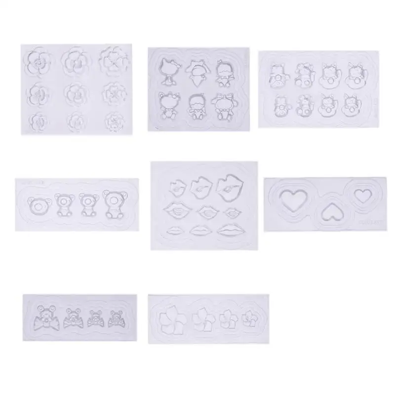 8 Shapes DIY Nail Art Tips Template 3D UV Gel Acrylic Powder Silicone mold Set Manicure Nail Decoration Tools
8 Shapes DIY Nail Art Tips Template 3D UV Gel Acrylic Powder Silicone mold Set Manicure Nail Decoration Tools