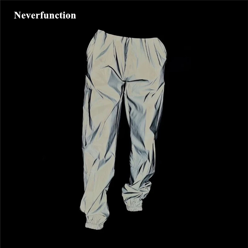 New Men Hip Hop Streetwear full reflective waterproof Casual Pants Skateboard male Harajuku Night Jogger Trousers Sweatpants
New Men Hip Hop Streetwear full reflective waterproof Casual Pants Skateboard male Harajuku Night Jogger Trousers Sweatpants