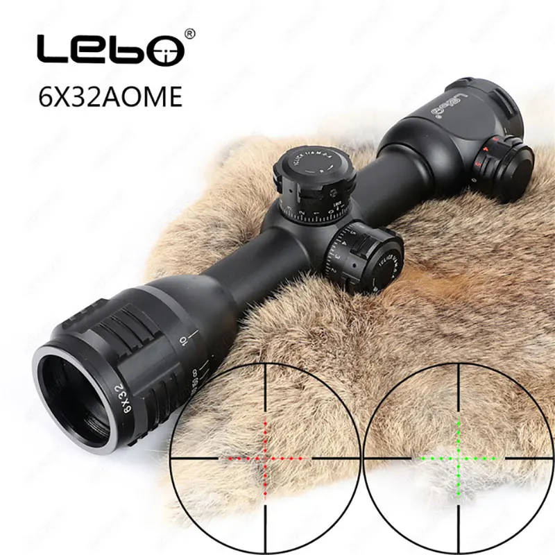 LEBO 6x32 AO Mil-Dot Glass Etched Reticle Compact Lock Tactical Optical Sight Rifle Scope For Hunting Riflescope Free Shipping
LEBO 6x32 AO Mil-Dot Glass Etched Reticle Compact Lock Tactical Optical Sight Rifle Scope For Hunting Riflescope Free Shipping