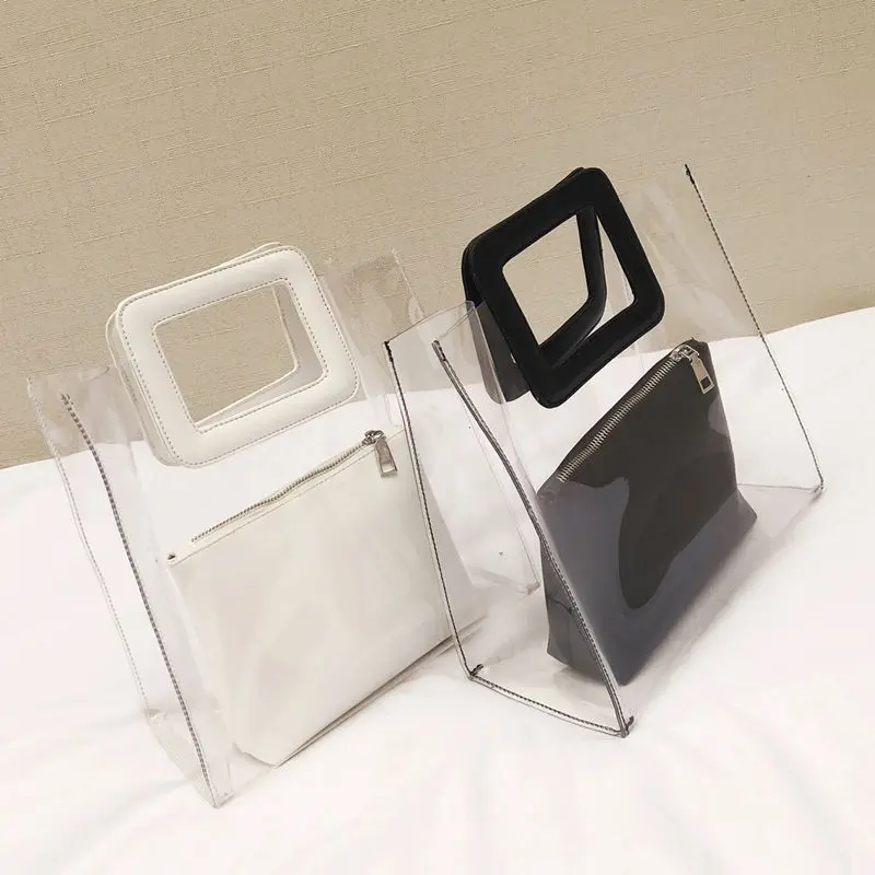 2018 summer new Korean fashion transparent child women bag portable street shooting trend handbag
2018 summer new Korean fashion transparent child women bag portable street shooting trend handbag