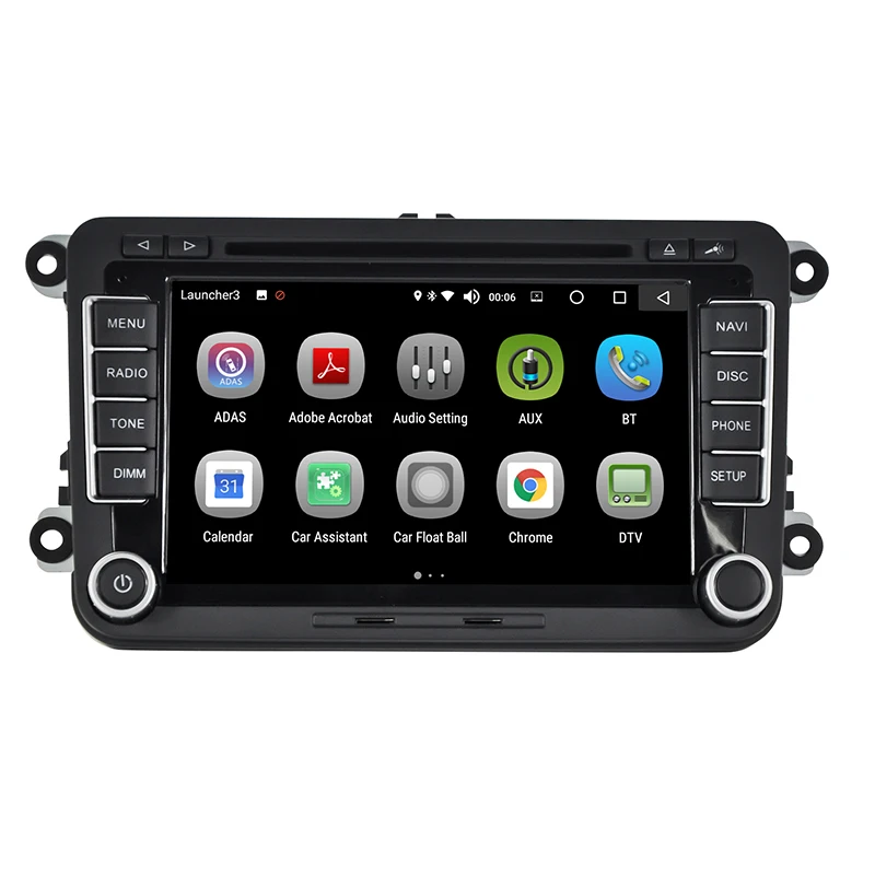 Android 8.0 Car DVD Radio Player multimedia Bluetooth 7 Inch 2 Din 4GB/32GB GPS Navigation for VW golf polo eos Jetta Caddy
Android 8.0 Car DVD Radio Player multimedia Bluetooth 7 Inch 2 Din 4GB/32GB GPS Navigation for VW golf polo eos Jetta Caddy