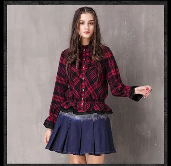 Women's Blouse 2018 SIPAIYA Boho New Cotton Blusas Stand Collar Single Breasted Ruffles Hem Patchwork Women Shirt B9250
Women's Blouse 2018 SIPAIYA Boho New Cotton Blusas Stand Collar Single Breasted Ruffles Hem Patchwork Women Shirt B9250