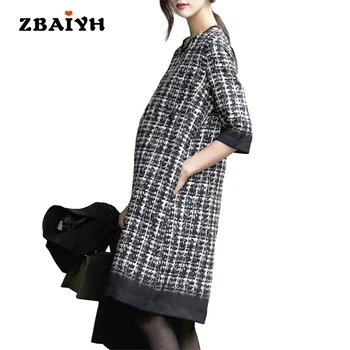 Autumn Winter Maternity Dress Fashion Houndstooth Half-sleeve O-neck Pregnant Women Dress High Quality Office Maternity Clothes
Autumn Winter Maternity Dress Fashion Houndstooth Half-sleeve O-neck Pregnant Women Dress High Quality Office Maternity Clothes