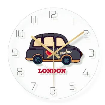 1 Pcs England Taxi Wall Clock Modern Design Cartoon Glass Wall Watch Living Room Decoration Special Gift 3D Wall Clock
1 Pcs England Taxi Wall Clock Modern Design Cartoon Glass Wall Watch Living Room Decoration Special Gift 3D Wall Clock