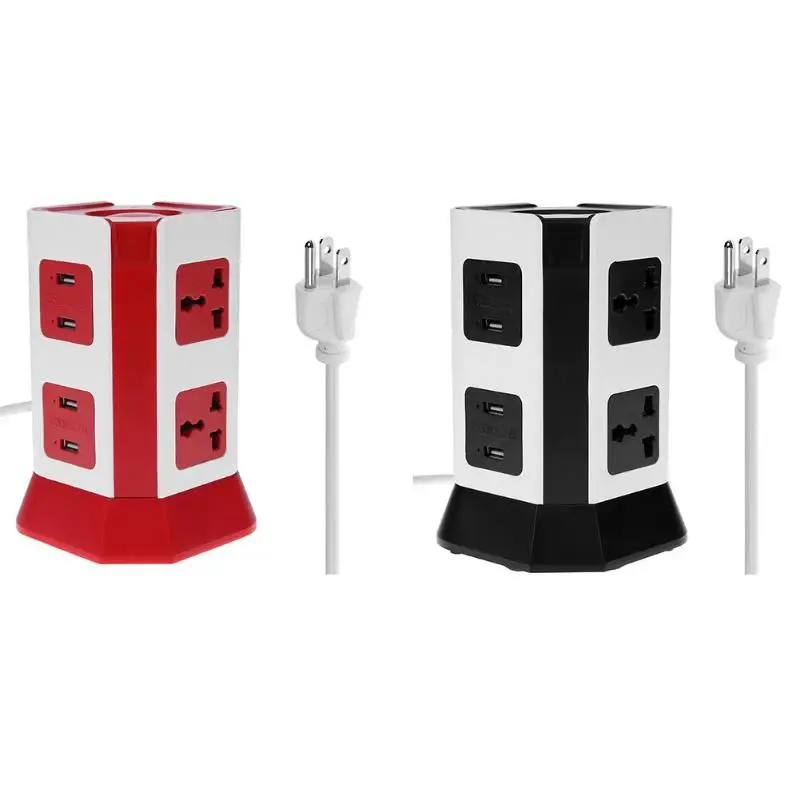 2 Layer Power Socket Universal Smart Electrical Socket Plugs 6 Outlet 4 USB Ports Surge Protector Power Board
2 Layer Power Socket Universal Smart Electrical Socket Plugs 6 Outlet 4 USB Ports Surge Protector Power Board
